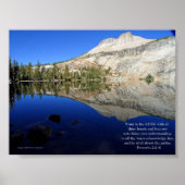 Proverbs 3:5-6 Inspirerend afdrukken Poster (Voorkant)