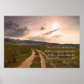 Proverbs 3; 5-6 | Inspirerend geschenken Poster (Voorkant)