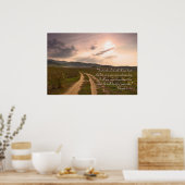 Proverbs 3; 5-6 | Inspirerend geschenken Poster (Keuken)