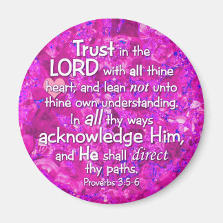 Proverbs 3:5-6 KJV Trust in Lord Magneet