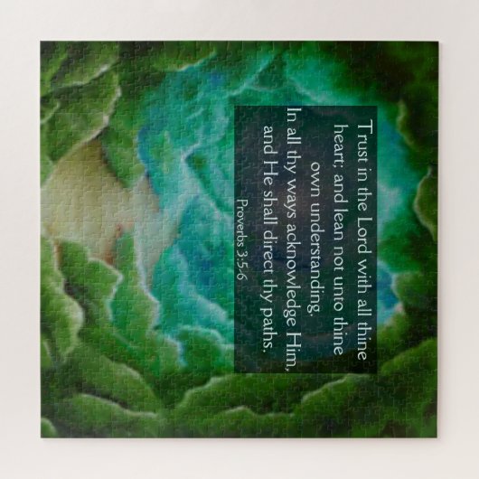 Proverbs 3:5-6 legpuzzel (Horizontaal)