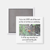 Proverbs 3:5-6 magneet (Voorkant / Achterkant)