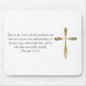 Proverbs 3:5-6 muismat (Voorkant)