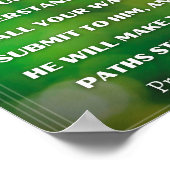 Proverbs 3:5-6 poster (Hoek)