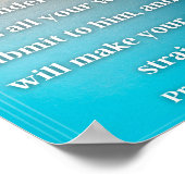 Proverbs 3:5-6 poster (Hoek)