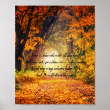 Proverbs 3: 5-6 poster