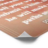 Proverbs 3:5-6 poster (Hoek)