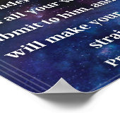 Proverbs 3:5-6 poster (Hoek)