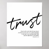 Proverbs 3:5-6 poster (Voorkant)