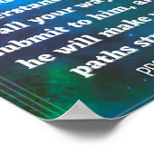 Proverbs 3:5-6 poster (Hoek)