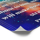 Proverbs 3:5-6 poster (Hoek)