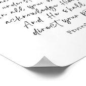 Proverbs 3:5-6 Trust in the Lord Poster (Hoek)