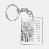 Proverbs 3:5-6 Trust in the Lord Sleutelhanger (Voorkant Links)