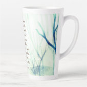 Proverbs 3:5-6 Vertrouw op de Heer met al je hart Latte Mok (Rechts)