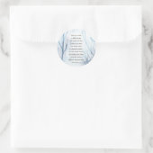 Proverbs 3:5-6 Vertrouw op de Heer met al je hart Ronde Sticker (Tas)