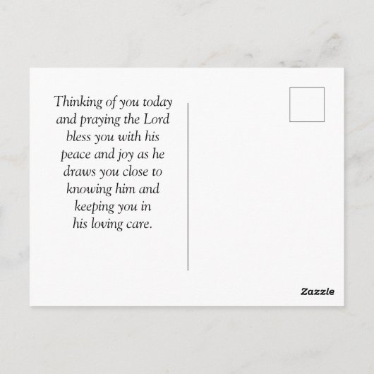 Proverbs 3:5-6 Vertrouwen in de Bijbel Verse van d Briefkaart (Achterkant)