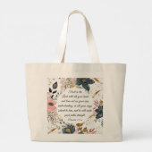 Proverbs 3:5-6 Vertrouwen in de Bijbel Verse van d Grote Tote Bag (Achterkant)