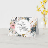 Proverbs 3:5-6 Vertrouwen in de Bijbel Verse van d Kaart (Gele Bloem)