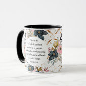 Proverbs 3:5-6 Vertrouwen in de Bijbel Verse van d Mok (Voorkant links)