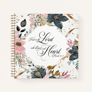 Proverbs 3:5-6 Vertrouwen in de Bijbel Verse van d Notitieboek