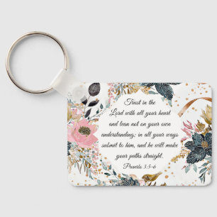 Proverbs 3:5-6 Vertrouwen in de Bijbel Verse van d Sleutelhanger