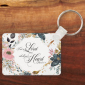 Proverbs 3:5-6 Vertrouwen in de Bijbel Verse van d Sleutelhanger (Voorkant)