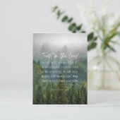 Proverbs 3:5-6 Vertrouwen in de Heer Briefkaart (Staand voorkant)