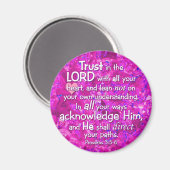 Proverbs 3:5-6 Vertrouwen in de Heer Magneet (Voorkant / Achterkant)