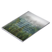 Proverbs 3:5-6 Vertrouwen in de Heer Notitieboek (Linkerzijde)