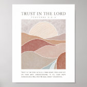 Proverbs 3:5-6 Vertrouwen in de Heer Poster (Voorkant)