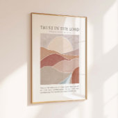 Proverbs 3:5-6 Vertrouwen in de Heer Poster