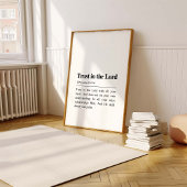 Proverbs 3:5-6 Vertrouwen in de Heer Poster