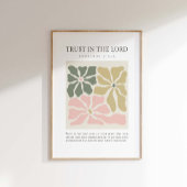 Proverbs 3:5-6 Vertrouwen in de Heer Poster