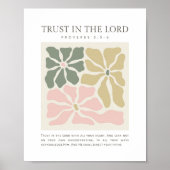 Proverbs 3:5-6 Vertrouwen in de Heer Poster (Voorkant)