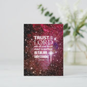 Proverbs 3:5 briefkaart (Staand voorkant)