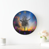 Proverbs 3:5 grote klok (Huis)