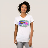 Proverbs 3:5 Monarch Butterfly en Passievloer T-shirt (Voorkant volledig)