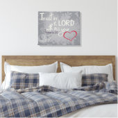 Proverbs 3:5 omwikkeld canvas (Insitu (Slaapkamer))