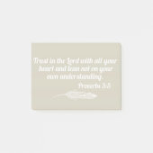 Proverbs 3:5 Post-it Post-it® Notes (Voorkant)