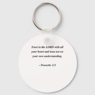 PROVERBS 3:5 SLEUTELHANGER