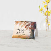 Proverbs 3:5 Vertrouwen in de Heer met al je hart Kaart (Gele Bloem)