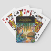 Proverbs 3:5 Witte Kerk Pokerkaarten (Achterkant)