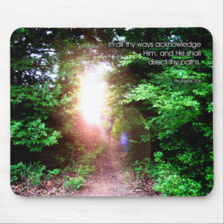 Proverbs 3:6 - Mousepad Muismat