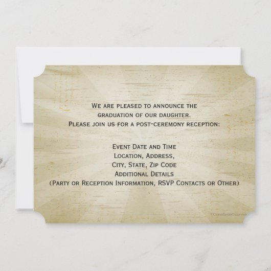 Proverbs 3 Christelijk Bijbel Verse Foto Afstudere Kaart (Achterkant)