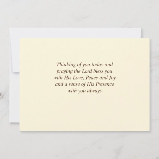 Proverbs 4:18 Pad van de Righteous Bible Flat Kaart (Achterkant)