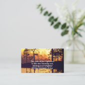 Proverbs 4:18 Pad van de Righteous Bible Verse Visitekaartje (Staand voorkant)