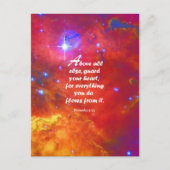 Proverbs 4:23 briefkaart (Voorkant)