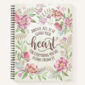 Proverbs 4:23 - Guard Your Heart For Notitieboek (Voorkant)