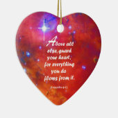 Proverbs 4:23 keramisch ornament (Rechts)