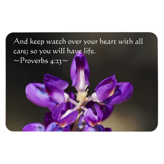 Proverbs 4:23 magneet (Horizontaal)